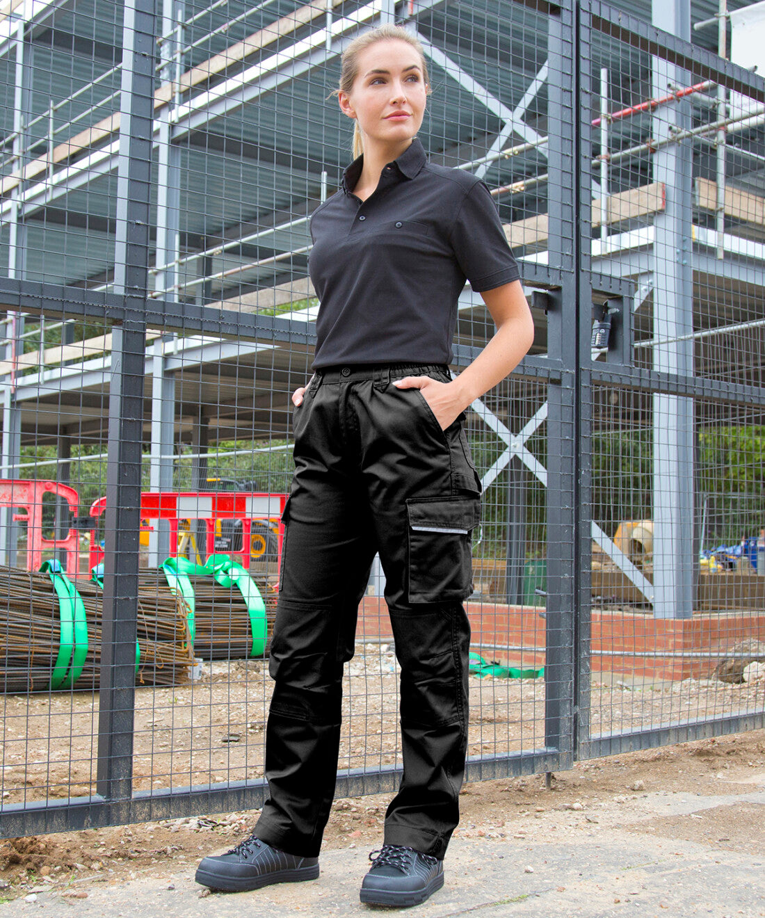 AMZ APP Women's Cargo Work Pants (R308F)